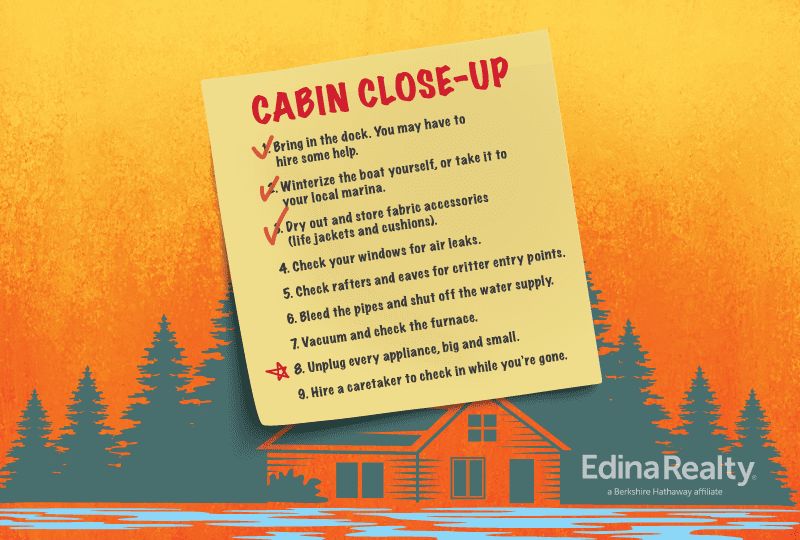 Closing Your Cabin for the Off-Season - Betty Most and Randy Baugher, the Betty Most Agency